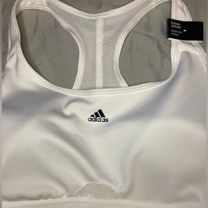 White Adidas Sports Bra NWT